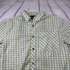 Alaskan Hardgear Duluth Trading Co. Button Shirt Mens L Plaid Outdoors Fishing